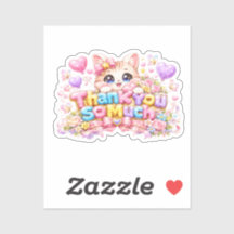 Lindo Kawaii Obrigado Um Monte Nome do Gato Rosa P