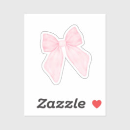 Adesivo Lindo Laço Rosa