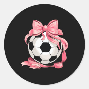 Adesivo Lindo Laço Rosa Coquette Ll Futebol Menina Estétic