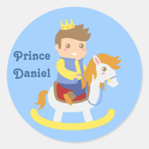 Adesivo Lindo Pequeno Príncipe no Cavalo Balanço, para Men