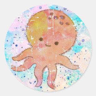 Adesivo Lindo polvo de água colorida de polvo de desenho a