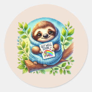 Adesivo Lindo preguiça logo ficará bem 