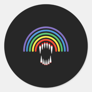Adesivo Lindo Vamre Lgbt Lgbtq Halloween Fantasma Arco-íri