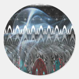 Adesivo Lindo vetor moderno contemporâneo de Impressão