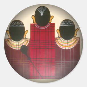 Adesivo Lindos Ornamentos de Masai Tribais Étnicos African