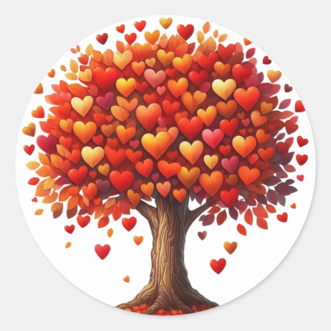 Adesivo Lindos palitos em forma de coração (Frente)