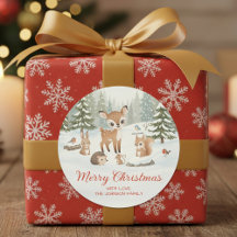 Lindos Veados e Animais da Floresta Feliz Natal