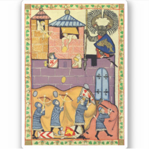Adesivo Lingando Rochas, Codex Manesse do século 14