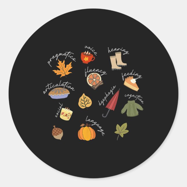 Adesivo Língua falante Patologista de fala Terapia de fala (Frente)