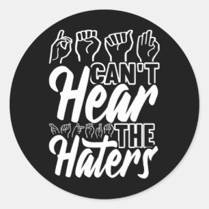 Adesivo linguagem de sinais de consciência Linguagem de si