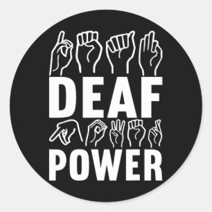 Adesivo linguagem de sinais de consciência Linguagem de si