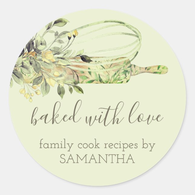 Adesivo Linguagem russa verde uísque uísque chef Bakery (Frente)