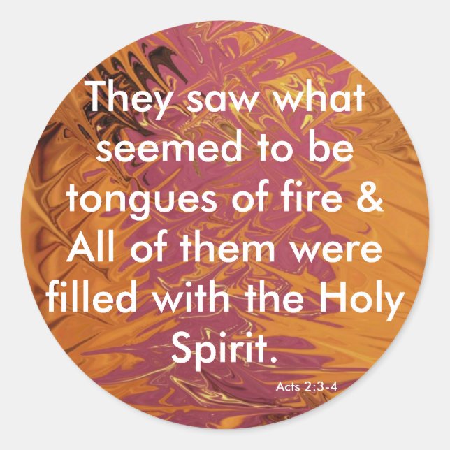 Adesivo Línguas do Fogo (Frente)