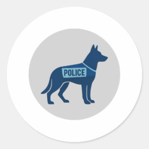 Adesivo Linha Azul Fina Cachorro