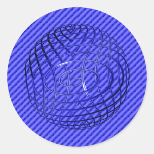 Adesivo Linha Azul Fino One-of-a-Kind