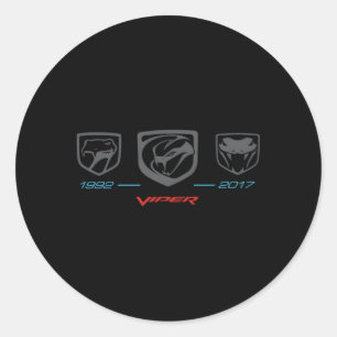 Adesivo Linha Cronológica do Viper do Dodge