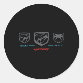 Adesivo Linha Cronológica do Viper do Dodge