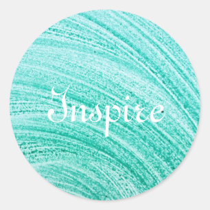 Adesivo linha curvada escova textura da aguarela