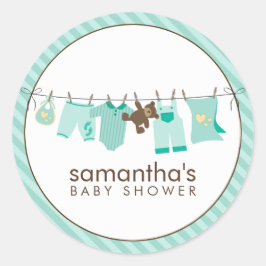 Adesivo Linha de Fechamento do Bebê {green}