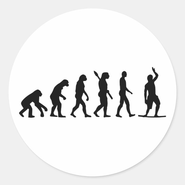 Adesivo Linha de Retorno da Evolução (Frente)