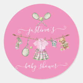 Adesivo Linha de término do Chá de fraldas de pré-disquete