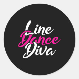 Adesivo Linha do País Ocidental Dançando Diva Mulheres na 