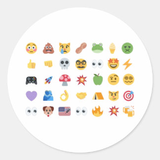 Adesivo Linha do tempo de 35 emojis Roaring Kitty meme GME