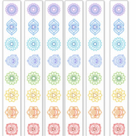 Adesivo Linha Kundalini Chakra
