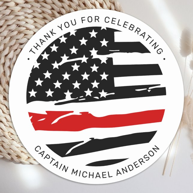 Adesivo Linha Vermelha fina do Partido da Reforma do Bombe (Criador carregado)