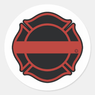 Adesivo Linha Vermelha fina Maltesse Cross