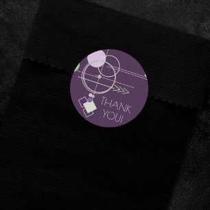 Adesivo Linhagem de tatuagens   Bohemian Purple Green Obri