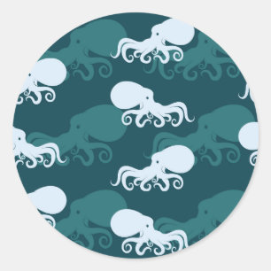 Adesivo Linhas Do Padrão Octopus