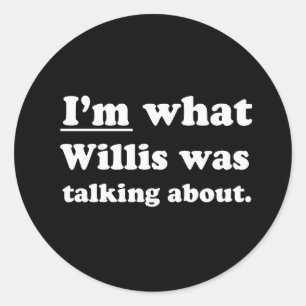 Adesivo Linhas do recolhimento - IM QUE WILLIS FALAVA