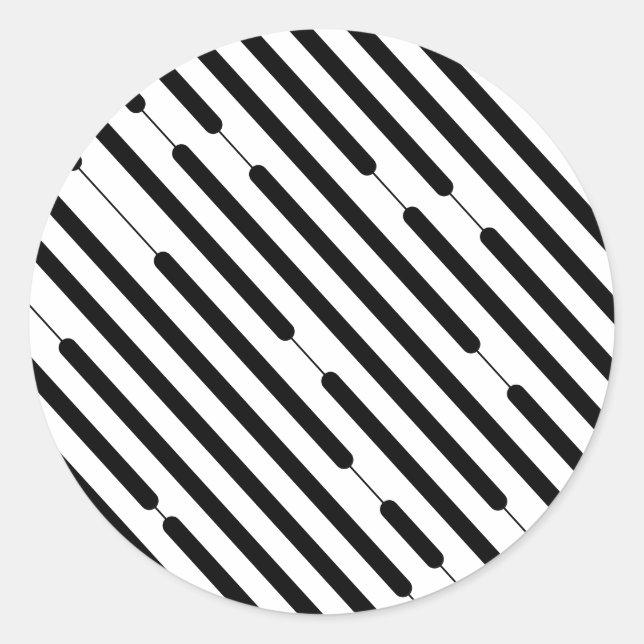 Adesivo Linhas Hash Pretas Diagonais (Frente)