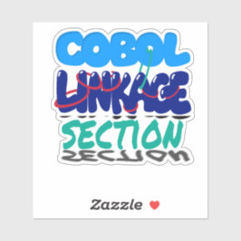 Adesivo Linkage Section in Cobol Programming Sticker