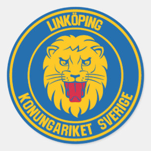 Adesivo Linköping Round Emblem