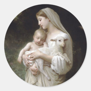 Adesivo L'Innocence, William-Adolphe Bouguereau