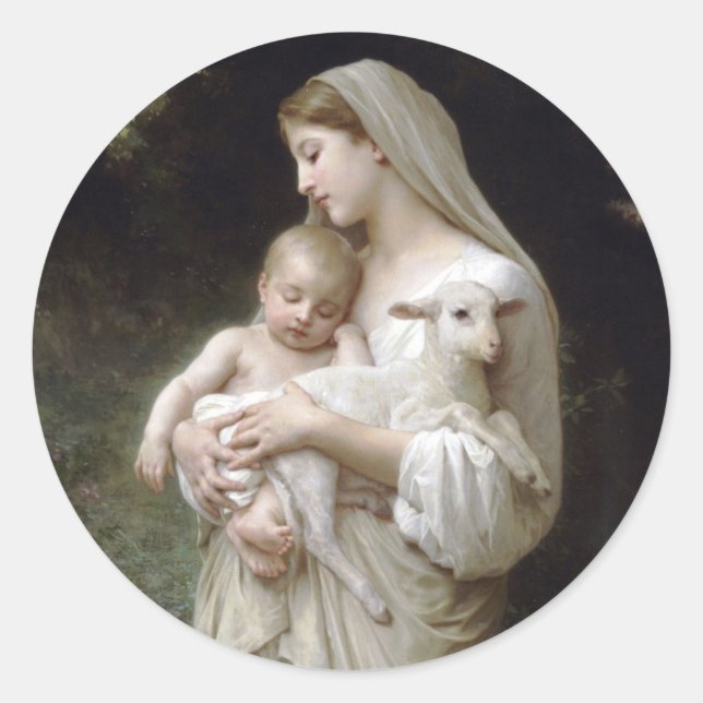 Adesivo L'Innocence, William-Adolphe Bouguereau (Frente)