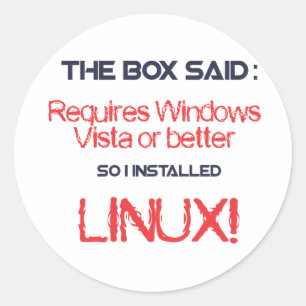 Adesivo Linux é melhor