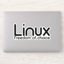 Adesivo Linux - Liberdade de escolha