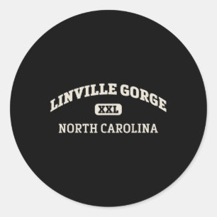 Adesivo Linville Gorge College Style Rock Escaling Area De