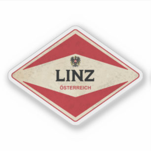 Adesivo Linz Austria Vintage
