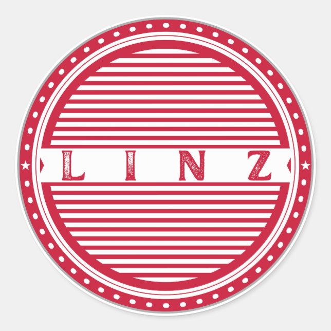 Adesivo Linz City Pride Emblem – Austria Identity (Frente)