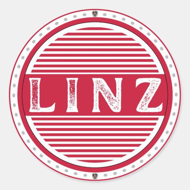 Adesivo Linz City Pride Emblem – Austrian Identity (Frente)