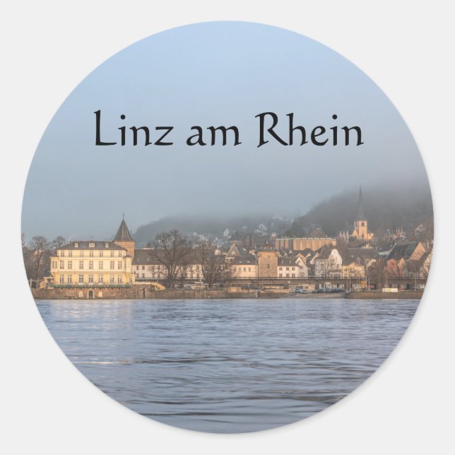 Adesivo Linz Rhein Alemanha (Frente)