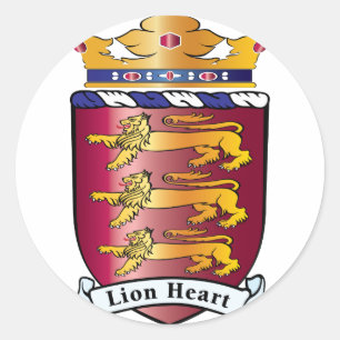 Adesivo Lion Heart Crest