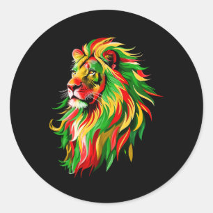 Adesivo Lion Juneteenésimo Ancestrais Melanin King Black M