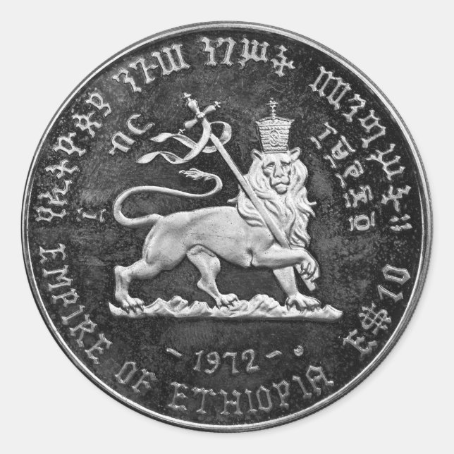 Adesivo Lion of Judah Jah Rastafari Rasta Roots Sticker  (Frente)