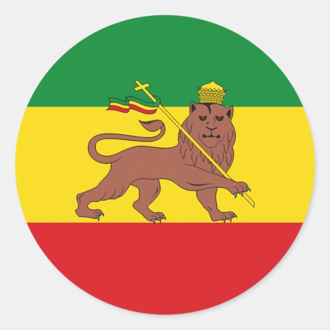 Adesivo Lion of Judah Rasta Livity Roots Sticker (Frente)