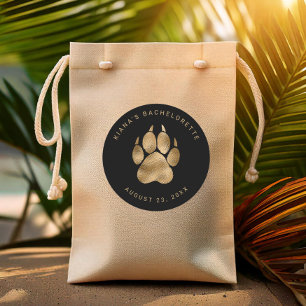 Adesivo Lion Pawprint Bachelorette Black ID1148